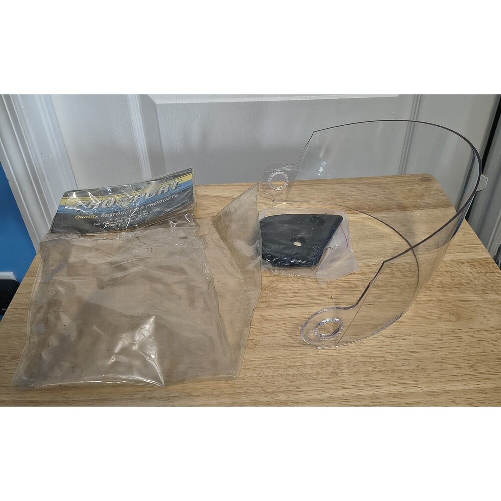 HELMET WIND SHIELD CLEAR PRO-SPORT 609-0150 VISOR SCREEN MOTORCYCLE SNOWMOBILE